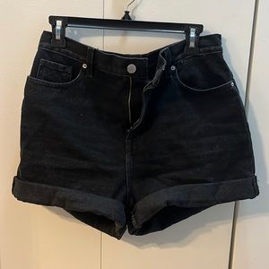 Black BDG High Rise Shorts